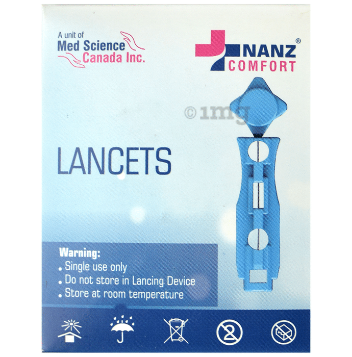 Nanz Comfort Lancet (Only Lancets)