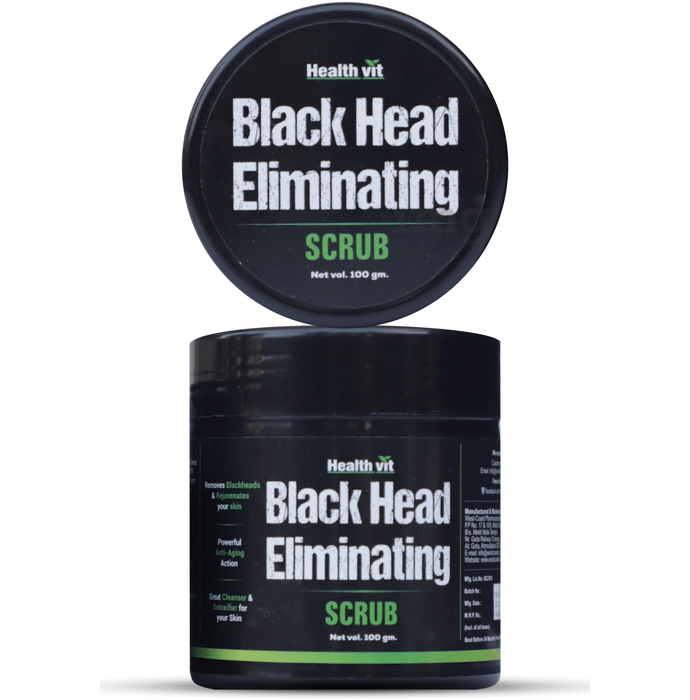 HealthVit Black Head Eliminating Face Scrub