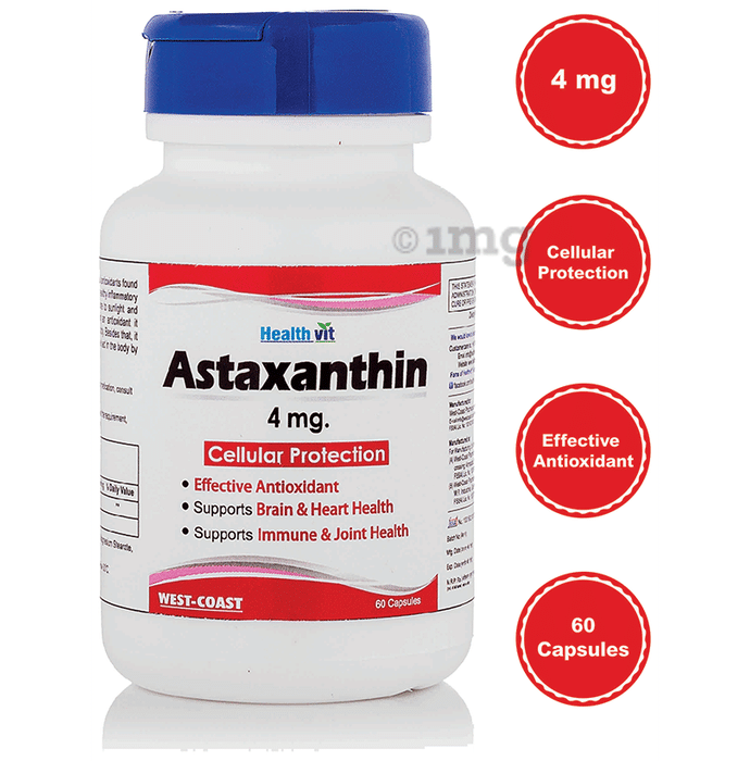 HealthVit Astaxanthin 4mg Capsule