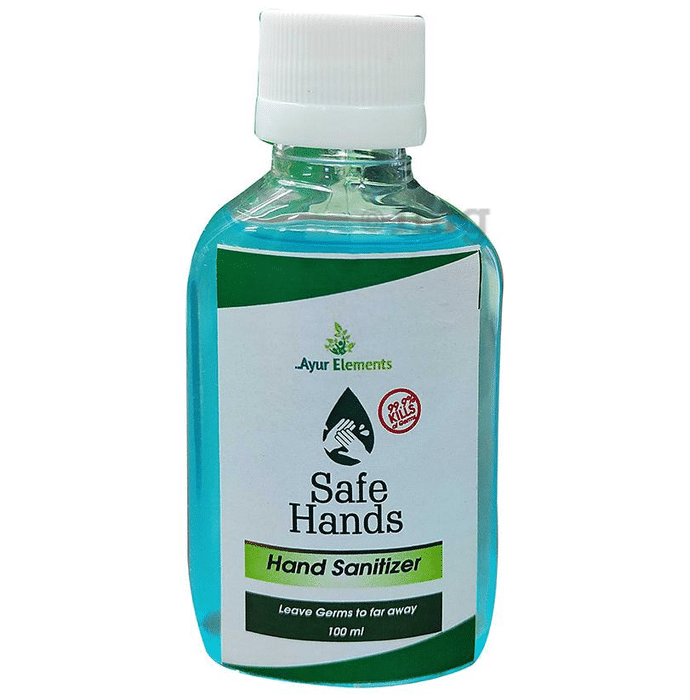 Ayur Elements Safe Hands Hand Sanitizer (100ml Each)