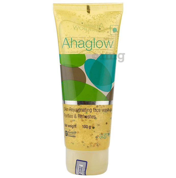 Ahaglow Advanced Skin Rejuvenating Face Wash Buy tube of 100 gm Face