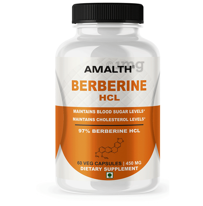Amalth Berberine HCL Veg Capsules
