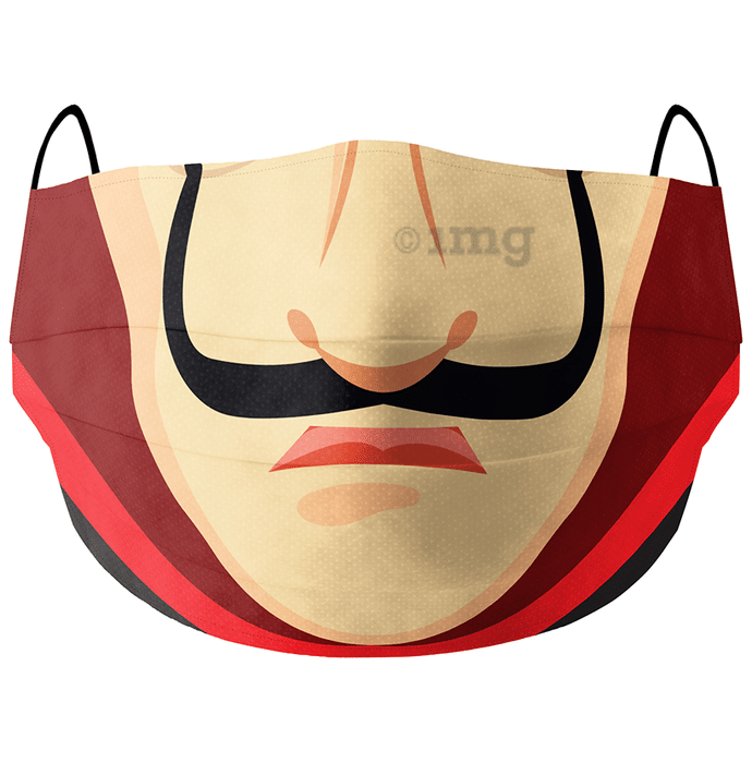 Soxytoes Cotton Face Mask Free Size Red Money Heist