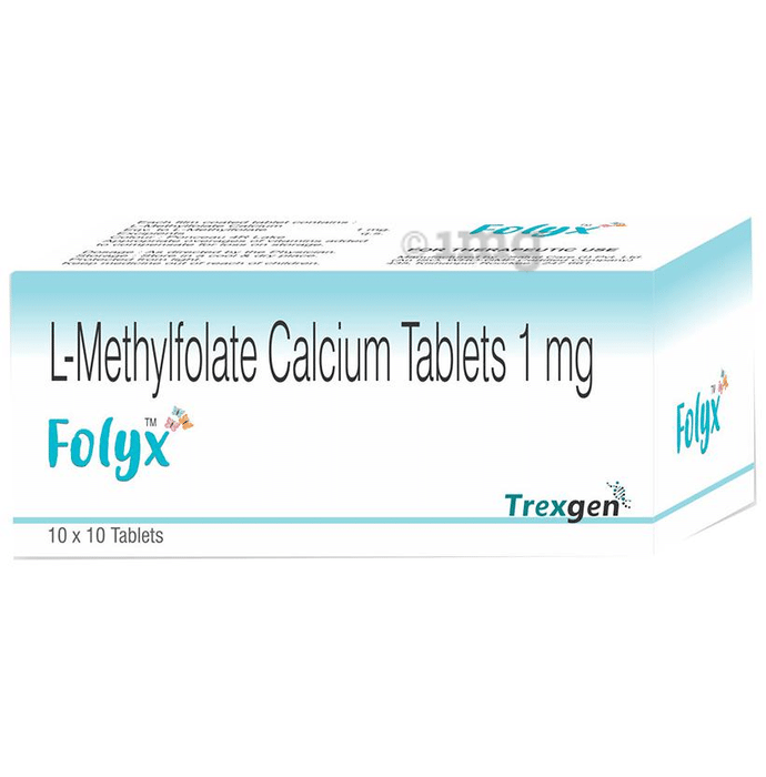 Folyx L-Methylfolate 1mg Tablet