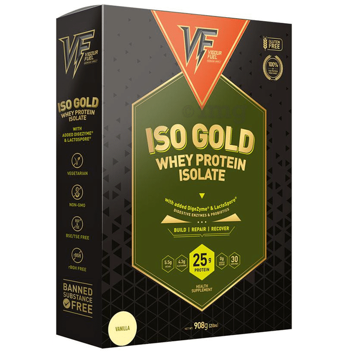 Vigour Fuel Iso Gold Whey Protein Isolate Vanilla