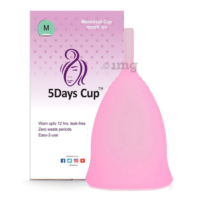 5DaysCup Reusable Menstrual Cup Medium Pink