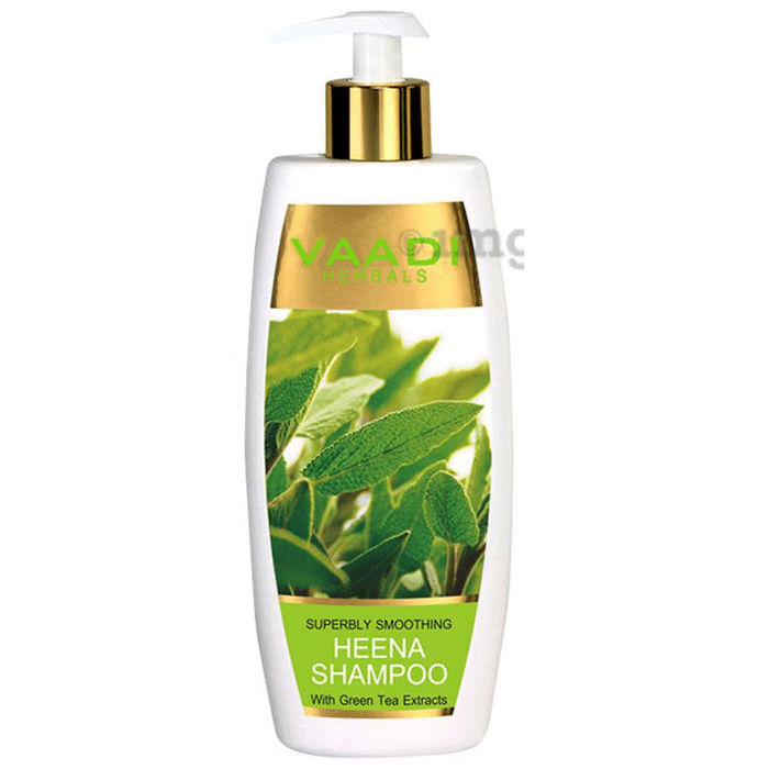 Vaadi Herbals Value Pack of Superbly Smoothing Heena Shampoo With Green Tea Extracts