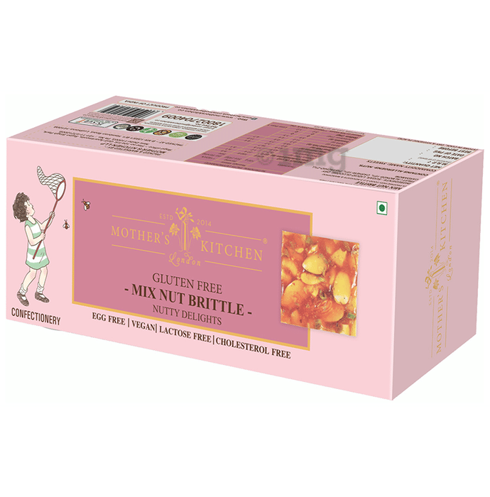Mother's Kitchen Gluten Free Nutty Delights Mix Nut Brittle Pack of 4