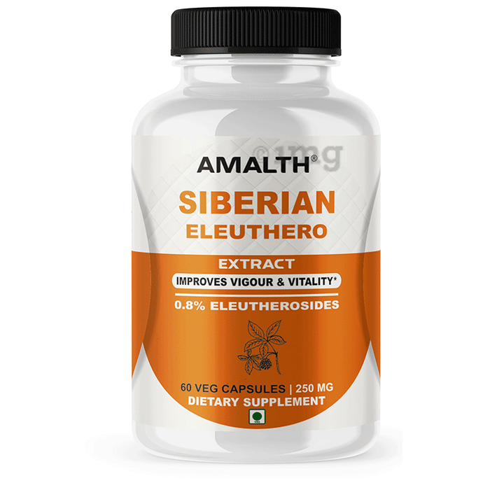 Amalth Siberian Eleuthero Extract Veg Capsules