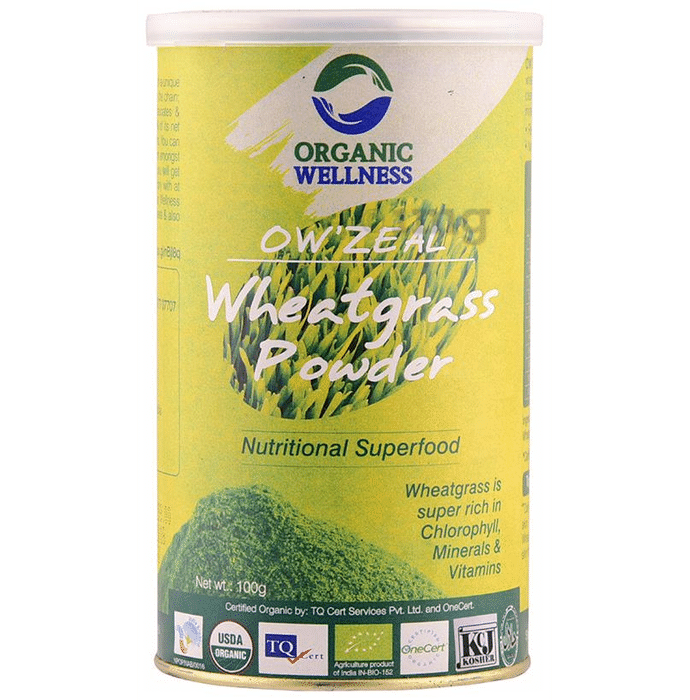 Organic Wellness OW'ZEAL Wheat Grass Powder