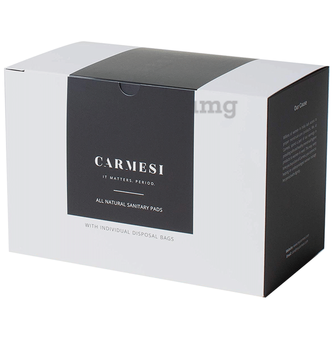 Carmesi All Natural Sanitary Pads (5 Regular and 5 XL)