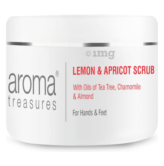 Aroma Treasures Lemon and Apricot Scrub for Hands and Feet