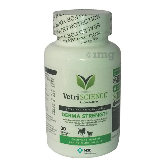 Vetri Science Derma Strength Chewable Tablet (For Pets)