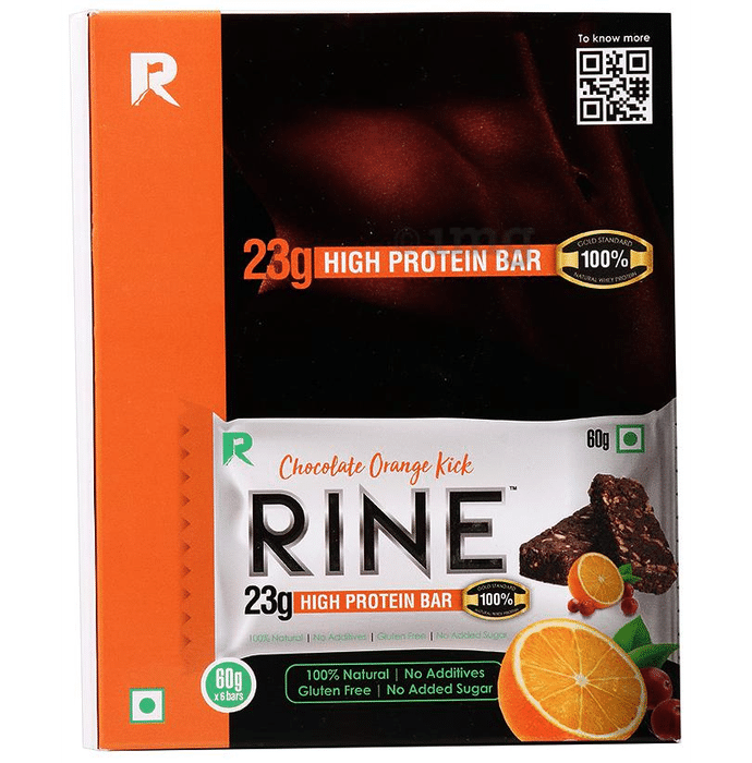 Rine Bar (60gm Each) Chocolate Orange Kick