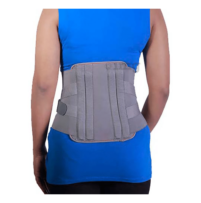 Witzion XL Grey Contoured Lumbar Sacral Back Support Belt