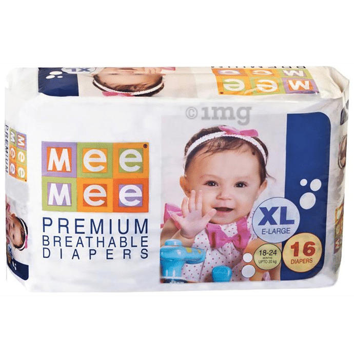 Mee Mee Premium Breathable Diaper XL