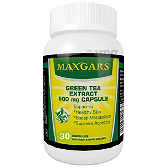 Maxgars Green Tea Extract 500mg Capsule
