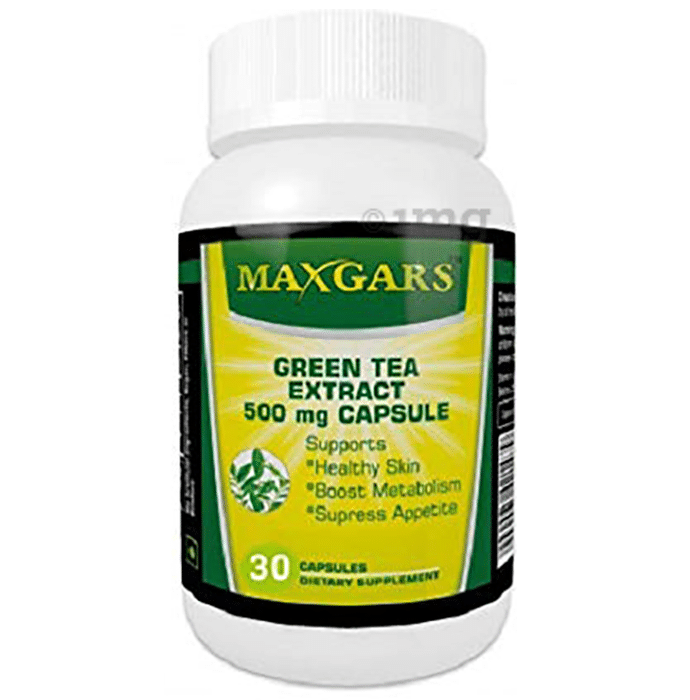 Maxgars Green Tea Extract 500mg Capsule