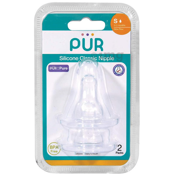Pur Silicone Classic Nipple Slow Flow