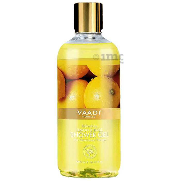 Vaadi Herbals Refreshing Lemon & Basil Shower Gel
