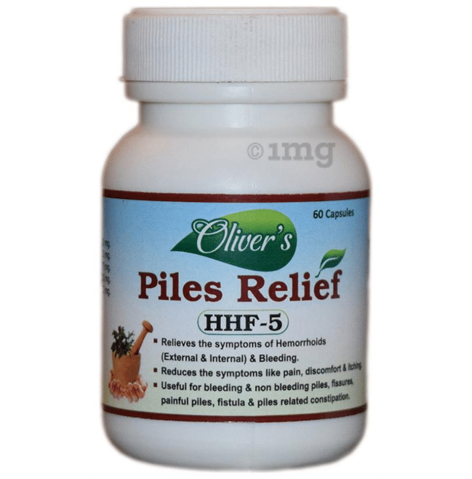 Oliver's Piles Relief HHF 5 Capsule
