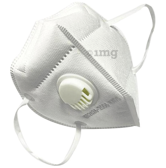 1Mile White N95 5 Layer Mask with Respirator