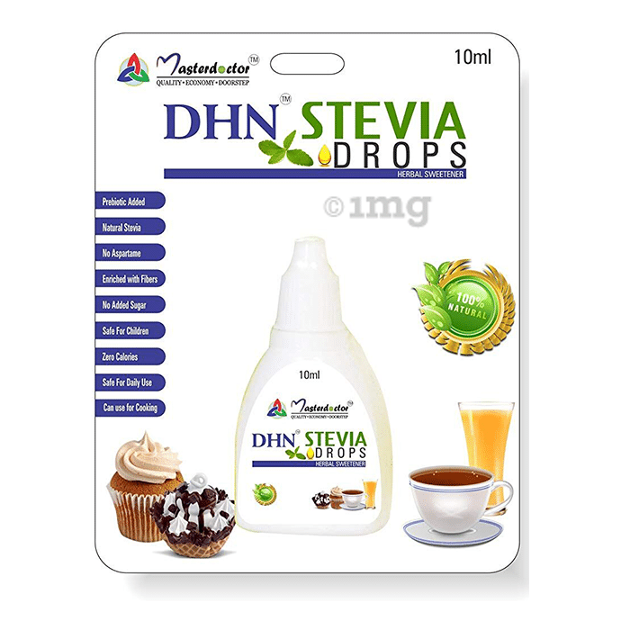 Masterdoctor DHN Stevia Drops - Zero Calorie Sweetener - Stevia Liquid