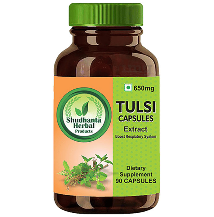 Shudhanta Herbal Tulsi 650mg Capsule