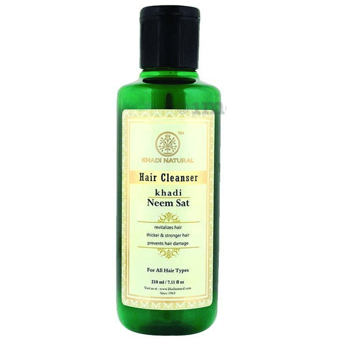 Khadi Naturals Ayurvedic Neem Sat Hair  Cleanser