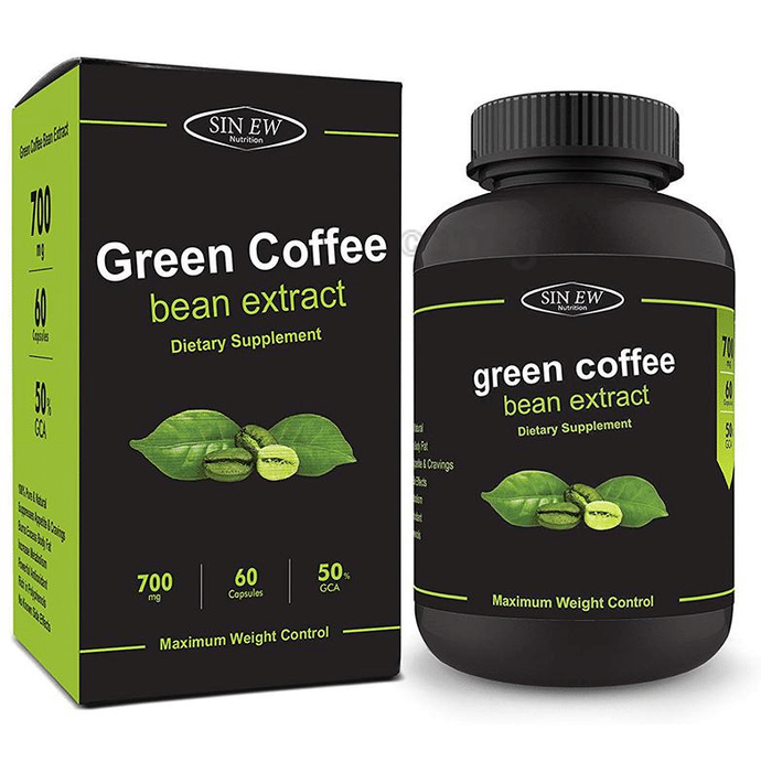 Sinew Nutrition Green Coffee Beans Extract 700mg Capsule