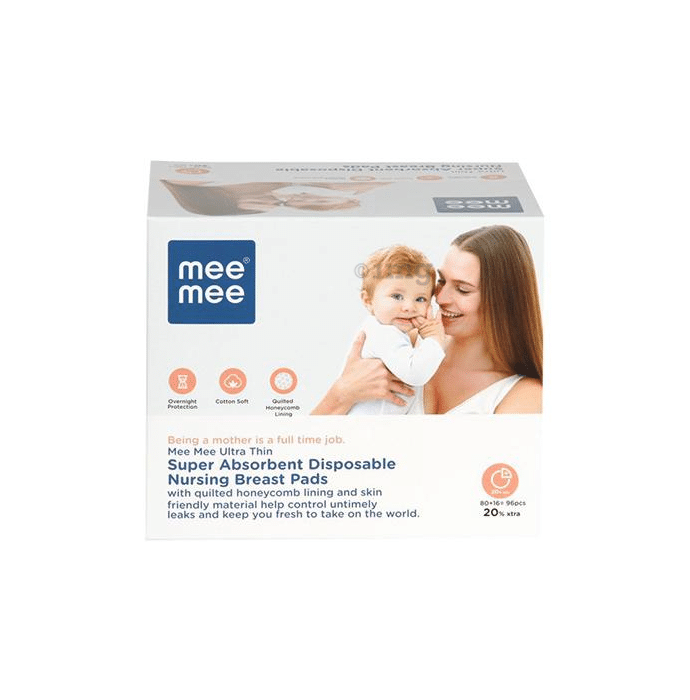 Mee Mee Ultra Thin Super Absorbent Disposable Nursing Breast Pads