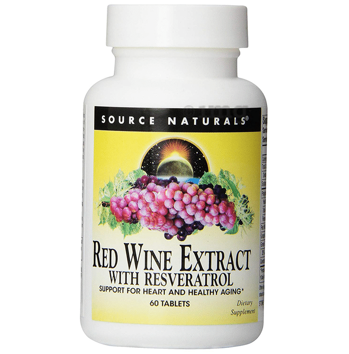Source Naturals Red Wine Extract with Resveratrol Tablet