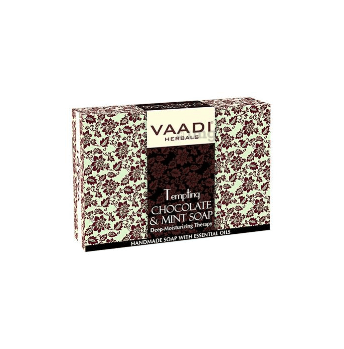 Vaadi Herbals Value Pack of 3 Tempting Chocolate & Mint Soap-Deep Moisturising Therapy (75gm Each)