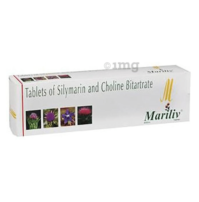 Mariliv Tablet with Silymarin and Choline Bitartrate