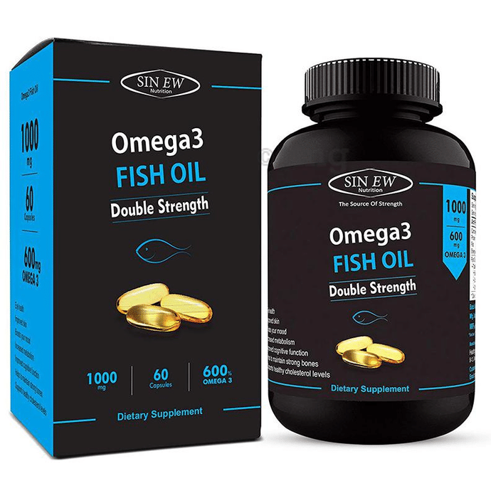 Sinew Nutrition Omage 3 Fish Oil 1000mg Capsule