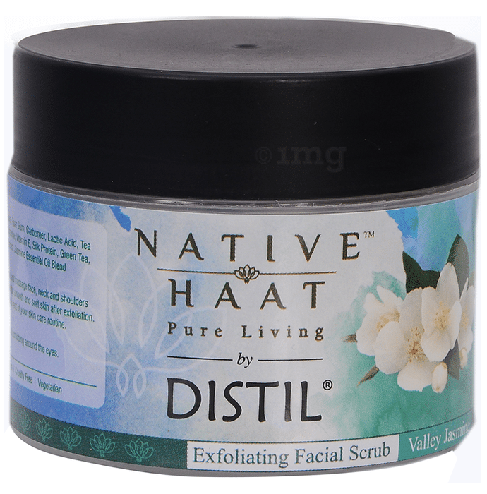 Native Haat Distil Exfoliating Facial Scrub Wild Jasmine