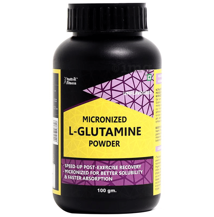 HealthVit Micronised Glutamine Powder