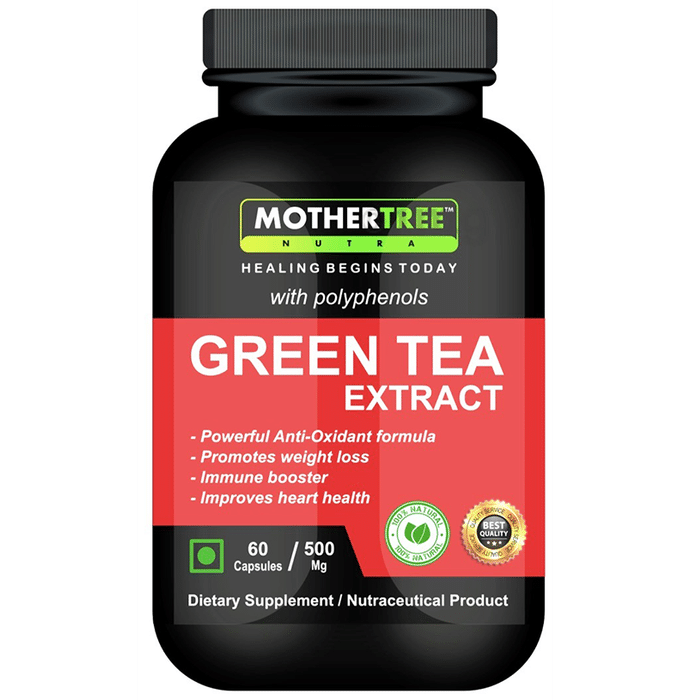 MotherTree Nutra Green Tea Extract 500mg Capsule