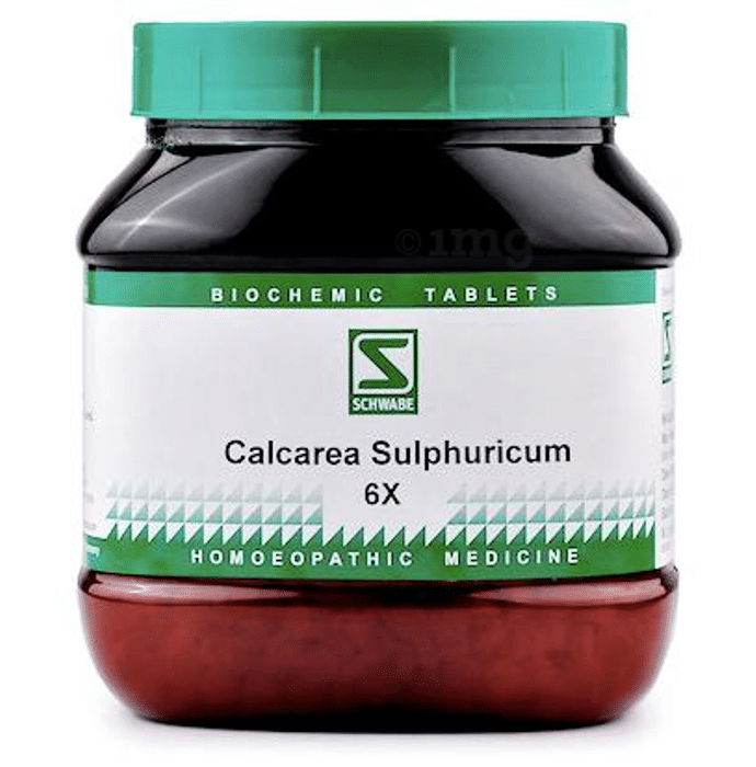 Dr Willmar Schwabe India Calcarea Sulphurica Biochemic Tablet 6X