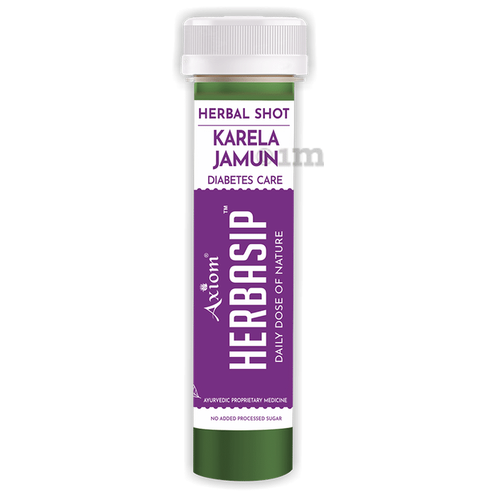 Axiom Herbasip Karela Jamun Herbal Shot (50ml Each)