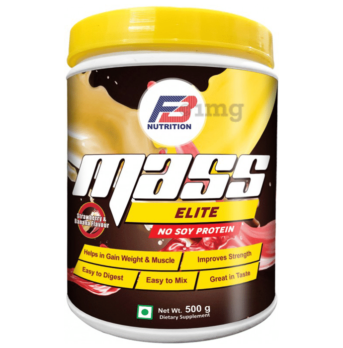 FB Nutrition Mass Elite Strawberry No Soy Protein