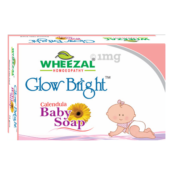 Wheezal Glow Bright Calendula Baby Soap