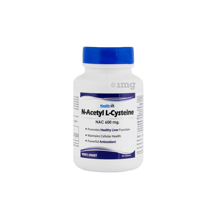 HealthVit N-Acetyl Cysteine 600mg Capsule