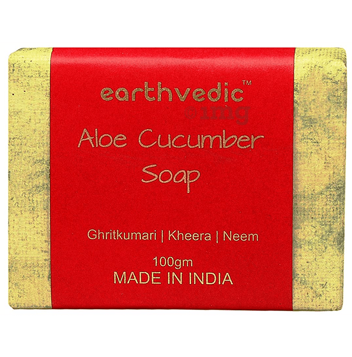 Earthvedic Aloe Cucumber Soap