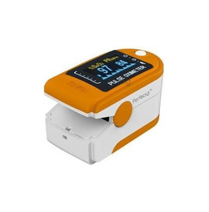 Perfecxa CMS502 Fingertip Pulse Oximeter Orange