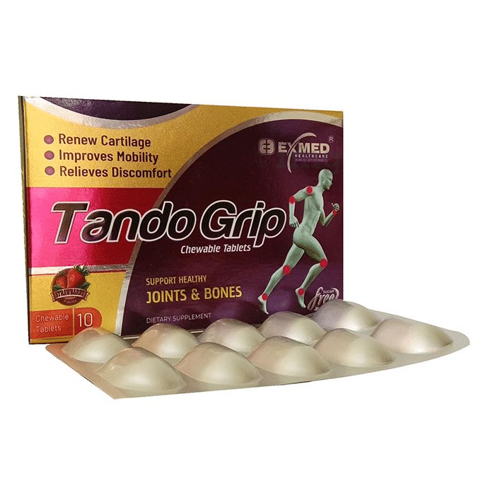 Tando Grip Chewable Tablet Strawberry