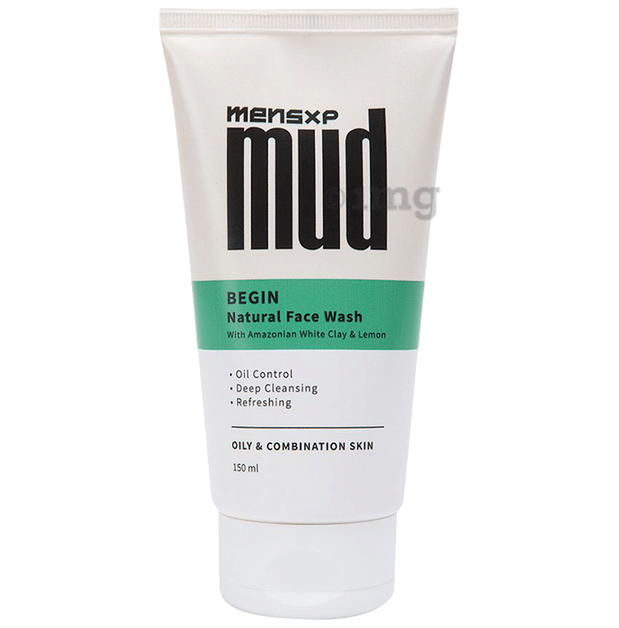 Mensxp Mud Face Wash for Men Oily & Combination skin