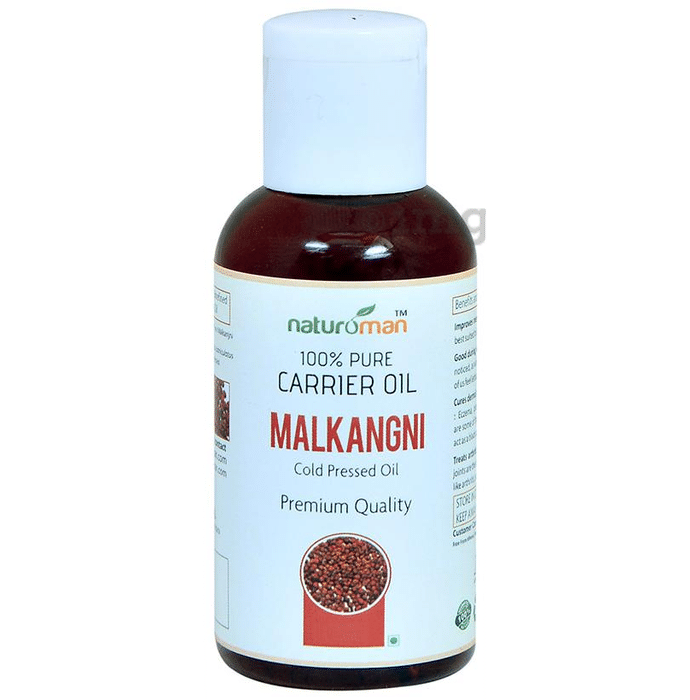 Naturoman 100% Pure Malkangani / Malkangni Cold Pressed Oil