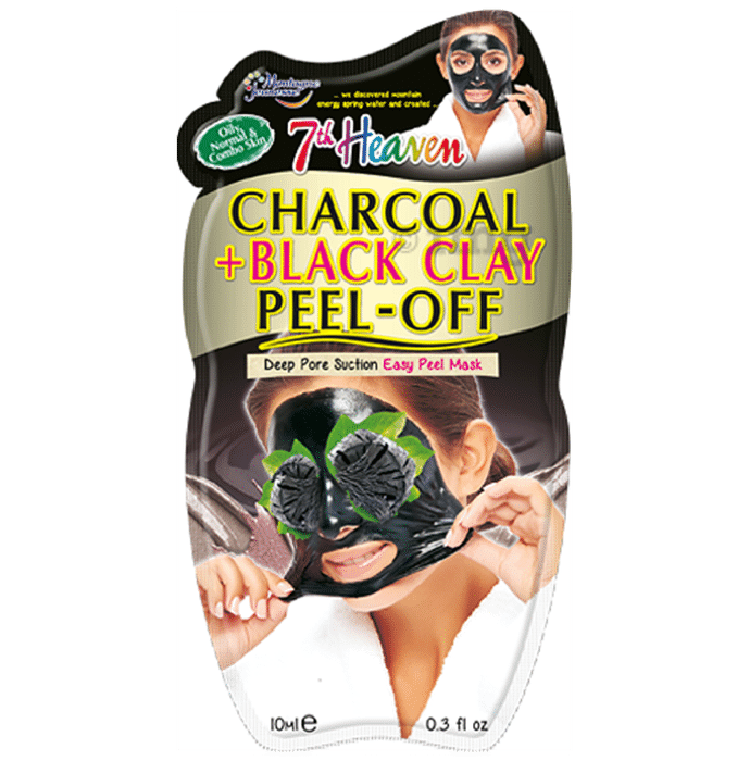 7th Heaven Charcoal and Black Clay Peel-Off