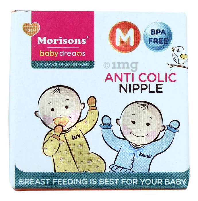 Morisons Baby Dreams Anti Colic Nipple Medium